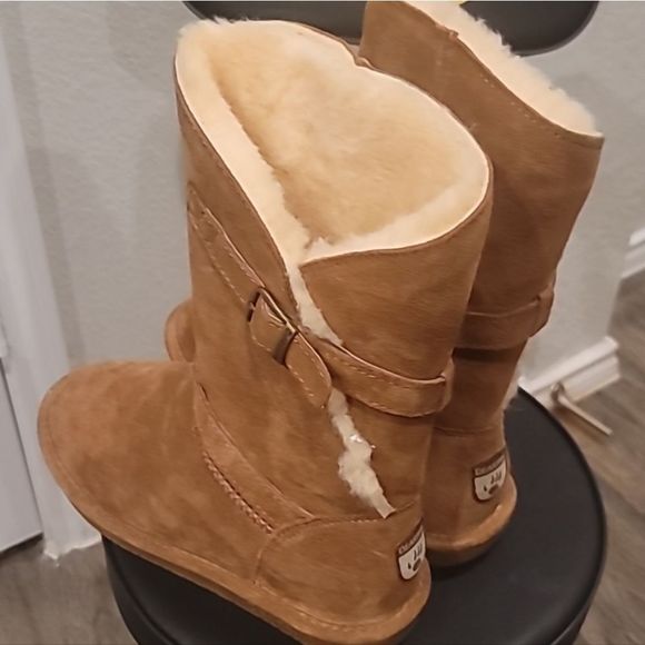 BearPaw Tatum Lined Mid-Calf Shearling Winter Boots- - Picture 7 of 7